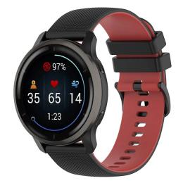 Ремінець для смарт-годинника EpiK Ribby для Smart Watch 20mm Black Red