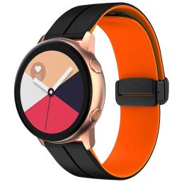 Ремінець для смарт-годинника EpiK Classy для Smart Watch 20mm Black Orange