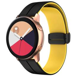 Ремінець для смарт-годинника EpiK Classy для Smart Watch 20mm Black Yellow
