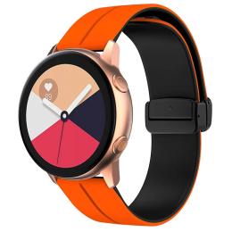 Ремінець для смарт-годинника EpiK Classy для Smart Watch 20mm Orange Black