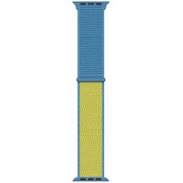 Ремінець для смарт-годинника EpiK Nylon для Apple watch 38mm/40mm/41mm Blue Yellow