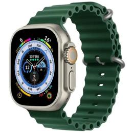 Ремінець для смарт-годинника EpiK Ocean Band для Apple Watch 42/44/45/49mm Forest Green