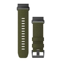 Ремінець для смарт-годинника Garmin Tactix 7 QuickFit Nylon Band 26mm Green Ranger