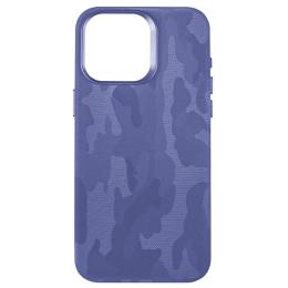 Чохол-накладка Speshl Camo Leather Case with MagSafe for Iphone 14 Lilac