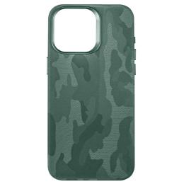 Чохол-накладка Speshl Camo Leather Case with MagSafe for Iphone 15 Pro Max Pine Green