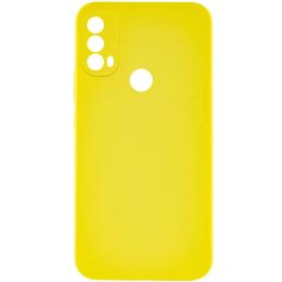 Чохол-накладка Lakshmi Silicone Cover Full Camera (AAA) для Motorola Moto E40 Yellow