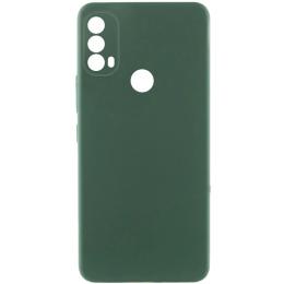 Чохол-накладка Lakshmi Silicone Cover Full Camera (AAA) для Motorola Moto E40 Cyprus Green