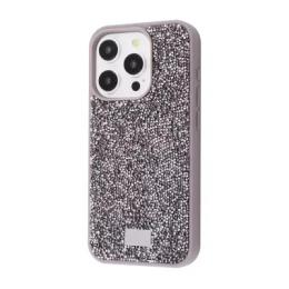 Чохол-накладка Infinity Bling World Rock Diamond (TPU) iPhone 15 Pro Titanium Gray