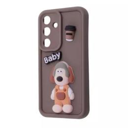 Чохол-накладка Infinity Pretty Things Case Samsung Galaxy S23 FE Brown Baby