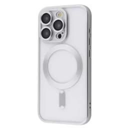 Чохол-накладка Infinity Metal Matte Case with Magnetic Ring iPhone 15 Pro Max White Titanium