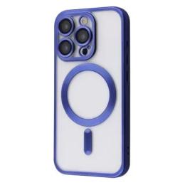 Чохол-накладка Infinity Metal Matte Case with Magnetic Ring iPhone 15 Pro Blue Titanium