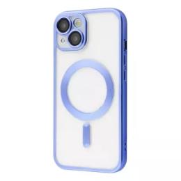 Чохол-накладка Infinity Metal Matte Case with Magnetic Ring iPhone 15 Blue