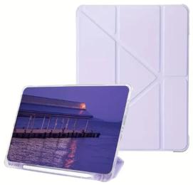 Чохол-книжка для планшета BeCover Ultra Slim Origami Transparent з кріпленням для Apple iPad Air 11 2024/iPad Air 11 2025 Purple (711392)