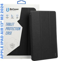 Чохол-книжка для планшета BeCover Tri Fold Hard для Apple iPad Air 13 2024/iPad Air 13 2025 Black (711471)