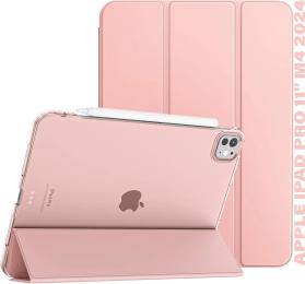 Чохол-книжка для планшета BeCover Tri Fold Hard для Apple iPad Pro 11 M4 2024 Pink (711728)