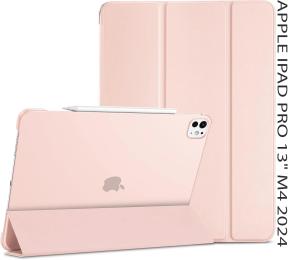 Чохол-книжка для планшета BeCover Tri Fold Hard для Apple iPad Pro 13 M4 2024 Pink (711732)