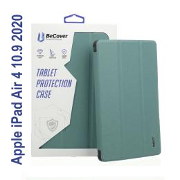 Чохол-книжка для планшета BeCover Tri Fold Soft TPU для Apple iPad Air 4 10.9 2020/2022 Green з кріпленням Apple Pencil (706750)