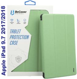 Чохол-книжка для планшета BeCover Tri Fold Soft TPU Silicone для Apple iPad 9.7 2017/2018 (A1822/A1823/A1893/A1954) Green (706878)