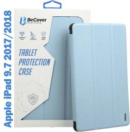 Чохол-книжка для планшета BeCover Tri Fold Soft TPU Silicone для Apple iPad 9.7 2017/2018 (A1822/A1823/A1893/A1954) Light Blue (708512)