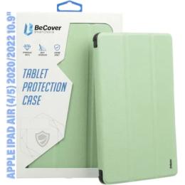 Чохол-книжка для планшета BeCover Soft Edge з кріпленням Apple Pencil для Apple iPad Air (4/5) 2020/2022 10.9 Green (711121)