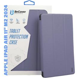 Чохол-книжка для планшета BeCover Soft Edge для Apple iPad Air 11 2024/iPad Air 11 2025 з кріпленням Apple Pencil Purple (711430)