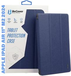 Чохол-книжка для планшета BeCover Tri Fold Hard для Apple iPad Air 11 2024/iPad Air 11 2025 Deep Blue (711413)