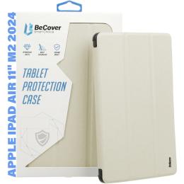 Чохол-книжка для планшета BeCover Tri Fold Soft TPU Silicone для Apple iPad Air 11 2024/iPad Air 11 2025 Beige (711735)