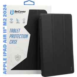 Чохол-книжка для планшета BeCover Tri Fold Soft TPU Silicone для Apple iPad Air 11 2024/iPad Air 11 2025 Black (711405)