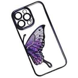 Чохол-накладка Infinity Butterflies Cover для iPhone 14 Pro Violet