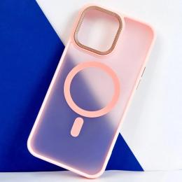 Чохол-накладка Infinity MagSafe Corrugated Cover для iPhone 15 Pro Max Pink