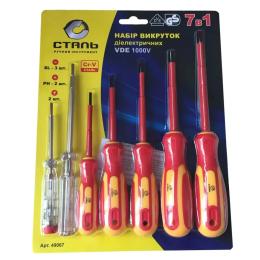 Набір викруток СТАЛЬ (49067) 7 шт.