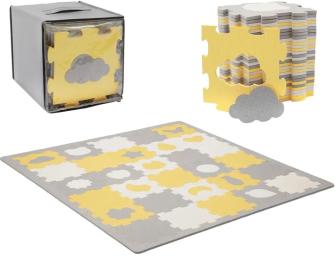 Килимок ігровий KinderKraft Luno Shapes Yellow (KPLUSH00YEL0000)