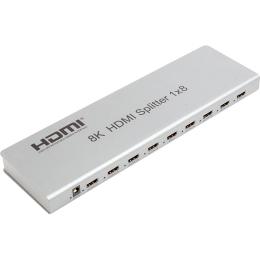 Розгалужувач відеосигналу PowerPlant HDMI 1x8 8K (HDSP8K-8)