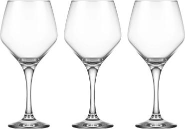 Набір келихів Ardesto Loreto 440мл Transparent 3шт
