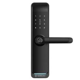 Розумний замок для дверей Seven LOCK SL-7767BFW Black (без врізної частини)