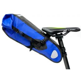 Велосипедна сумка Bravvos A2-402 Blue байкпакінг (BIB-039)