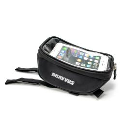 Велосипедна сумка Bravvos CT-002 Black з відділенням для смартфона (BIB-021)