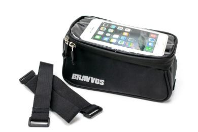Велосипедна сумка Bravvos CT-003 Black з відділенням для смартфона (BIB-020)