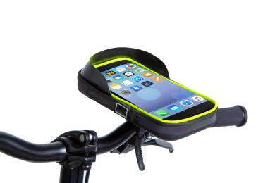 Велосипедна сумка Bravvos SJ-001 Black Green з відділенням для смартфона (BIB-070)