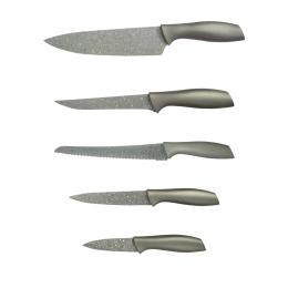 Набір кухонних ножів GUSTO Сіра перлина (GT-4103-5)
