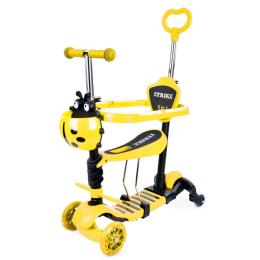 Самокат iTrike 5 в 1 JR3-101-Y Yellow дитячий 3-х колісний