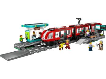Конструктор LEGO City Трамвай і вокзал у центрі міста (60423)
