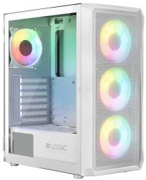 Корпус для ПК Logic concept Portos ARGB Midi White (AT-PORTOS-20-0000000-0002)