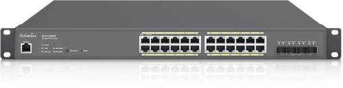 Світч EnGenius Cloud ECS1528FP 24xGBE + 4x10GB SFP + L2 + 410W