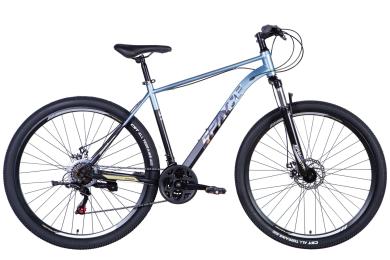 Велосипед SPACE Neptune-035 AM DD 29 2024 Gray Black (OPS-SP-29-031)