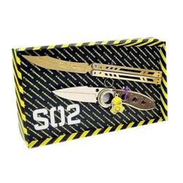 Іграшкова зброя Сувенір-декор SO-2 БАБОЧКА LEGASY &amp; ВИКИДУХА ФЛІП BLACK SO2-5-B