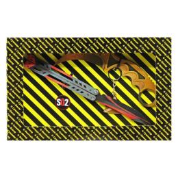 Іграшкова зброя Сувенір-декор SO-2 БАБОЧКА BLACK WIDOW &amp; КЕРАМБІТ GOLD SO2-12-B