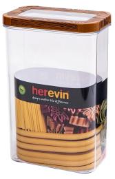 Харчовий контейнер HEREVIN WOOD Transparent Lid 2.5 л (161208-003)