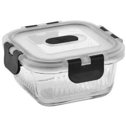 Харчовий контейнер Bergner MasterPro Foodies collection 320 мл Transparent Black (BGMP-5674)