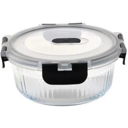 Харчовий контейнер Bergner MasterPro Foodies collection 620 мл Transparent Black (BGMP-5678)